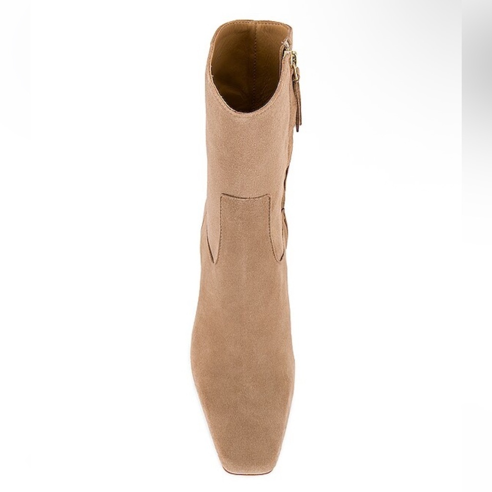 ALOHAS Nash Ankle Boots Beige Tan Suede Heels shoes Revolve 40 9 - Picture 4 of 12